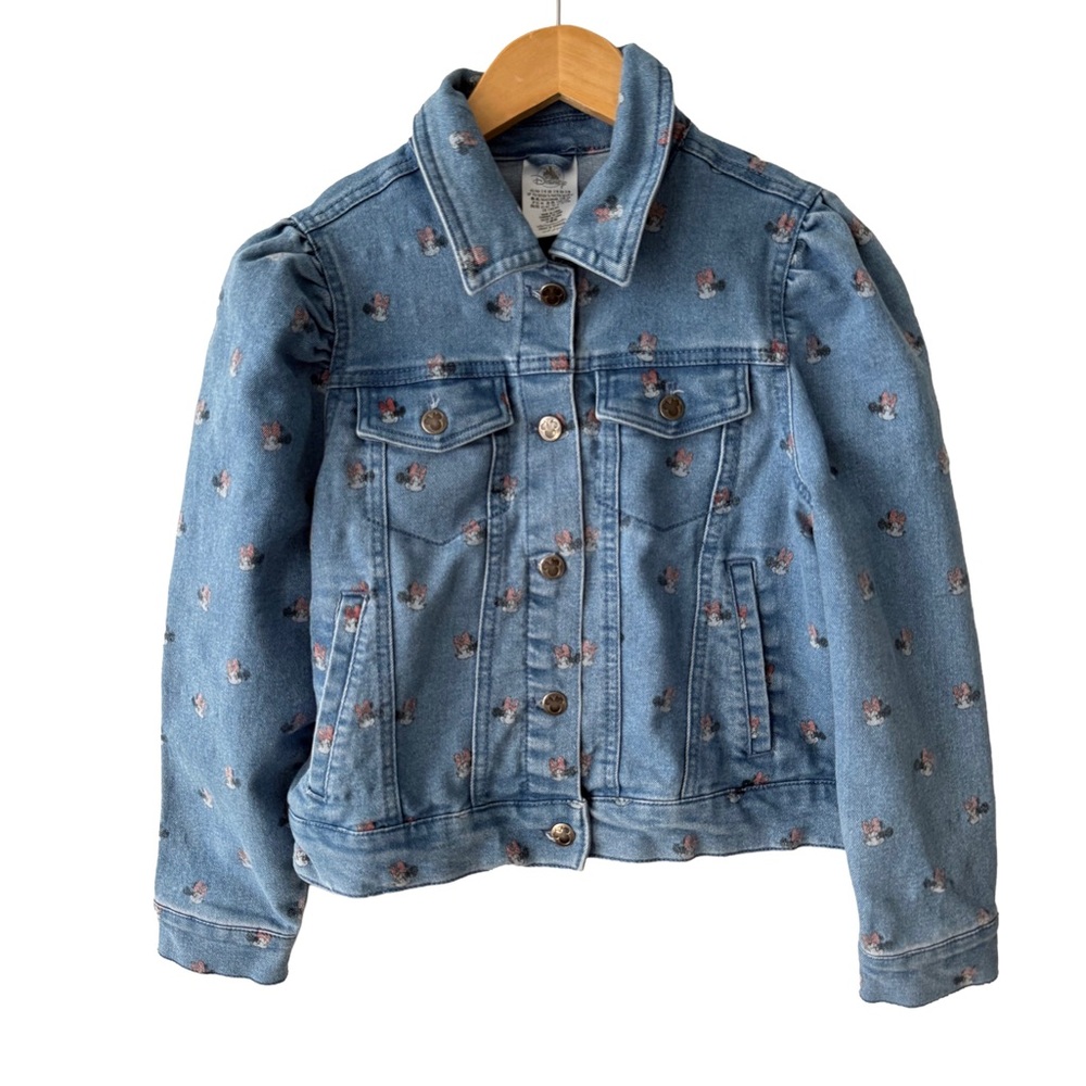 Disney Light Blue Denim Jacket with  Minnie Motif